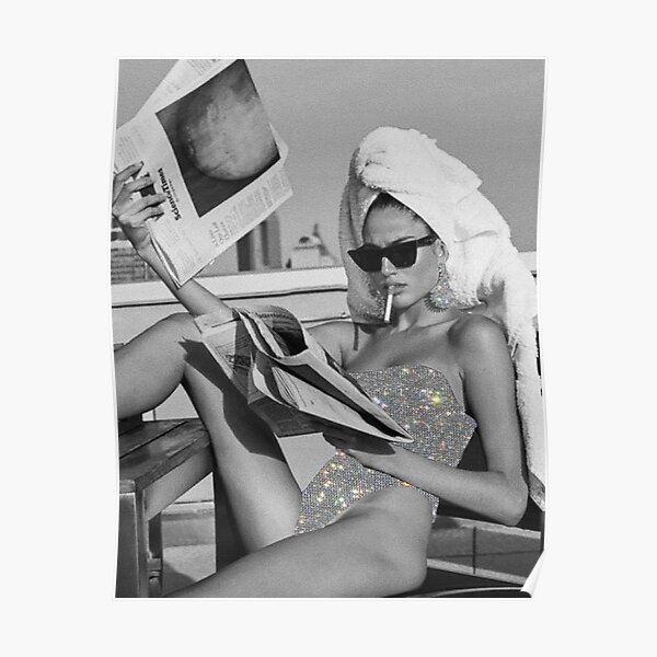 B&W Bling Poster