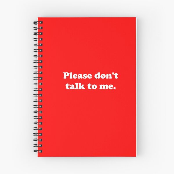 Item preview, Please don't talk to me. designed and sold by ThingsByJoy.
