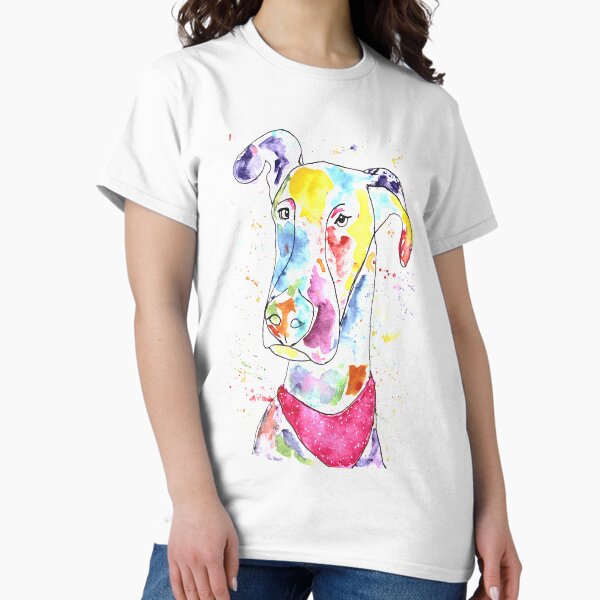Item preview, Rosie the Rainbow Great Dane designed and sold by Colzo Art.