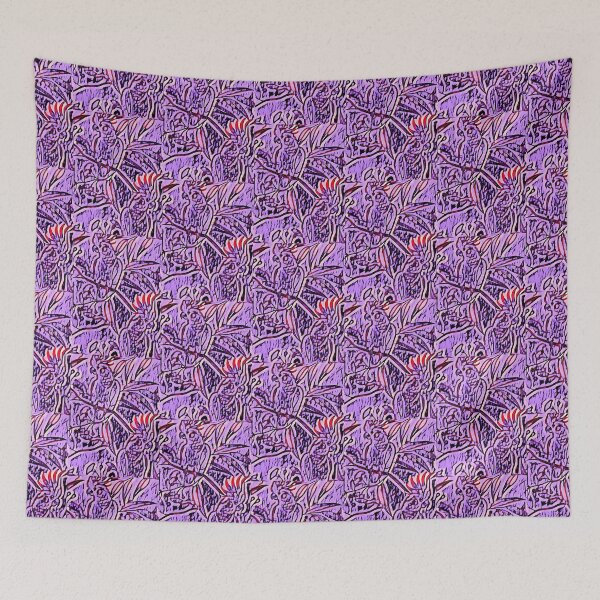Item preview, Purple Parrots designed and sold by Tovers.