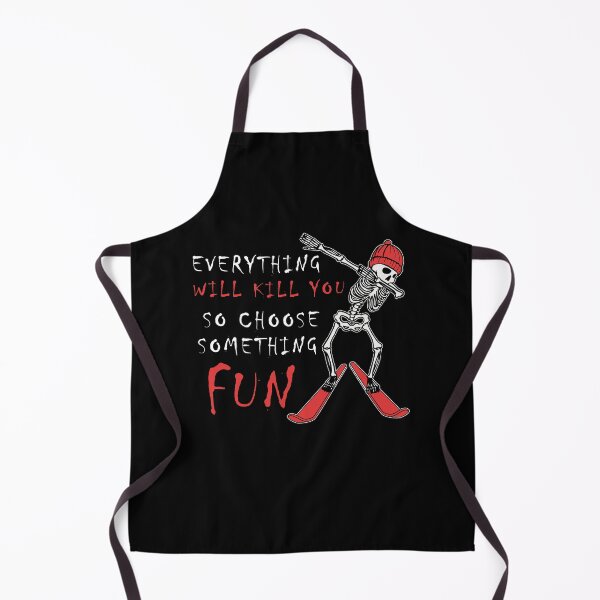 Item preview, Cool Skiing Skull Quote designed and sold by braaax.