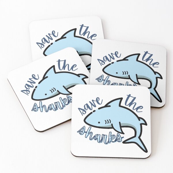 Item preview, Save the sharks designed and sold by Sweet Champagne Designs.