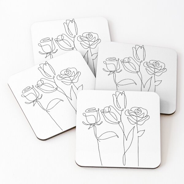 Item preview, Single line flower designed and sold by MollieSmith2.