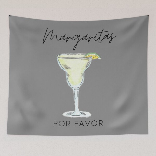 Item preview, Margaritas por favor - gray designed and sold by AlbaDeWitt.
