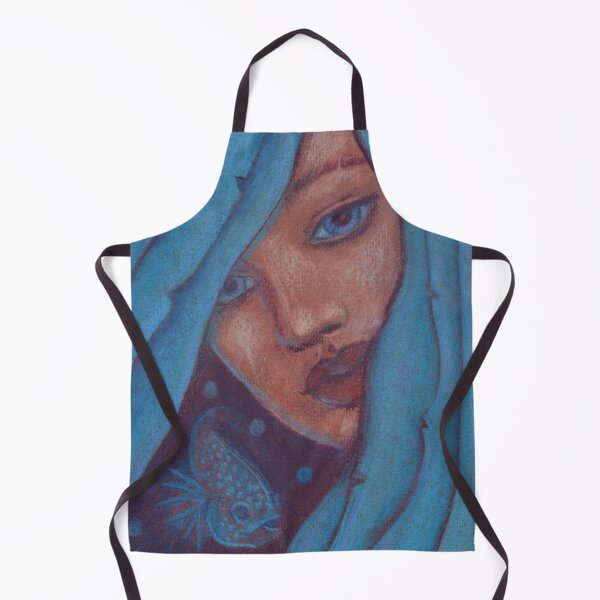 Item preview, Blue Hair, Mermaid Portrait designed and sold by Julia Khoroshikh.