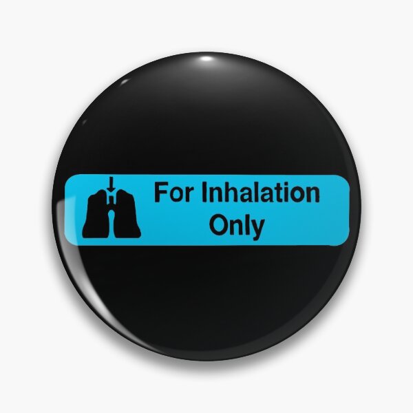 Item preview, Prescription warning label (For inhalation only) designed and sold by Pharmacied.
