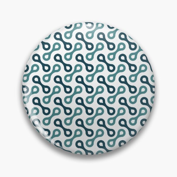 Item preview, Splitting Cells Geometric Pattern – Forest Green designed and sold by RoguePatterns.