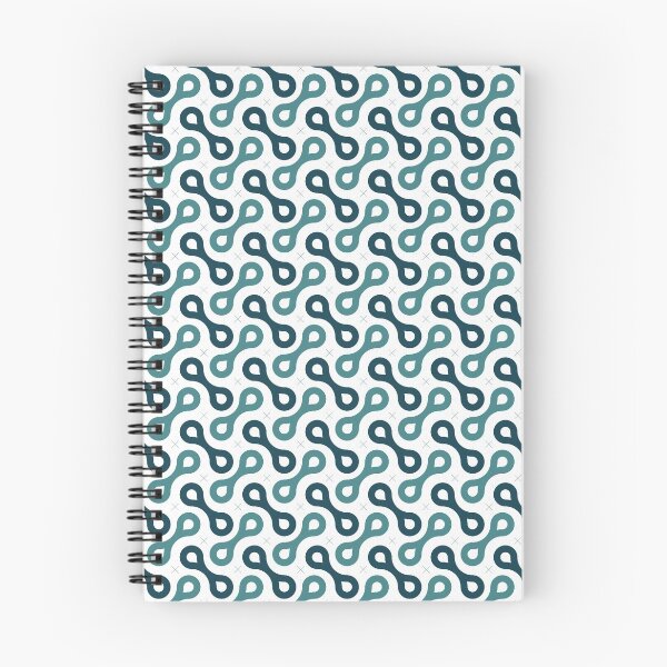 Item preview, Splitting Cells Geometric Pattern – Forest Green designed and sold by RoguePatterns.
