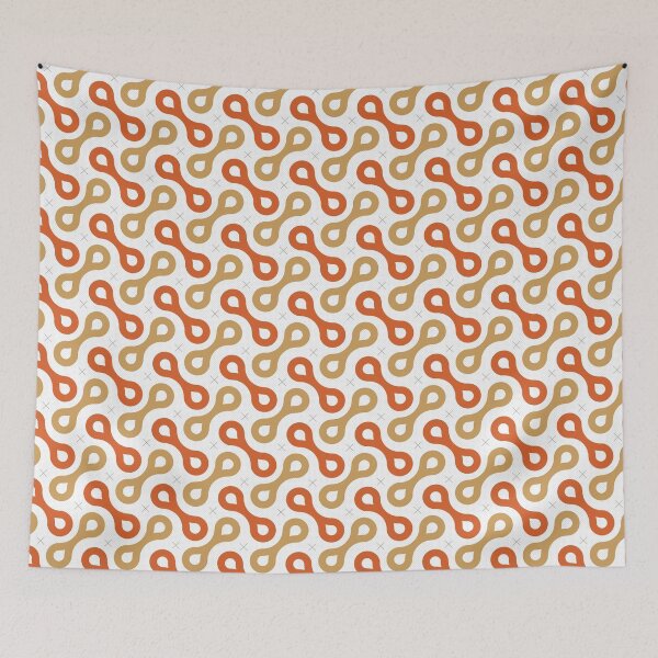 Item preview, Splitting Cells Geometric Pattern – “Autumn Visions” Palette designed and sold by RoguePatterns.