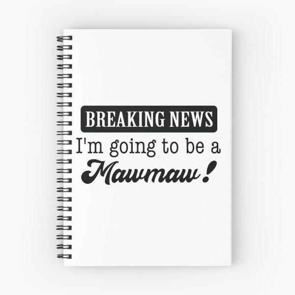 Item preview, Breaking News - I'm Going to be a Mawmaw designed and sold by LovenLaughter.