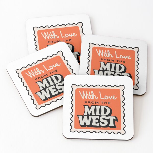 Item preview, "With Love From the Midwest" Stamp designed and sold by piperdooley.