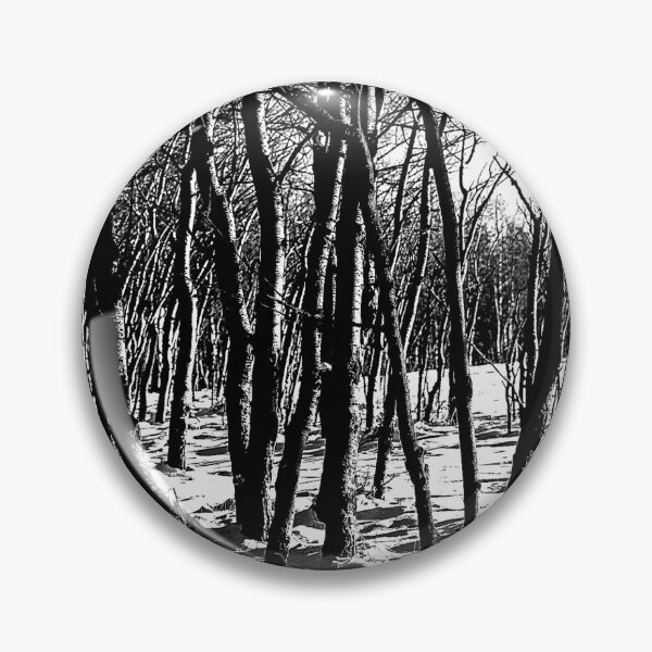 Item preview, Winter forest in black and white designed and sold by CanadianWild418.