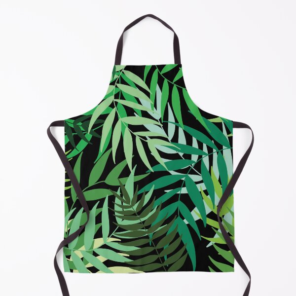 Item preview, tropical leaves - black designed and sold by riley-blue.