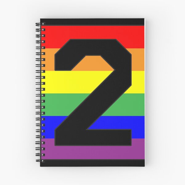Item preview, Number "2" LGBT Gay Pride Rainbow Flag font designed and sold by 65 MCMLXV.