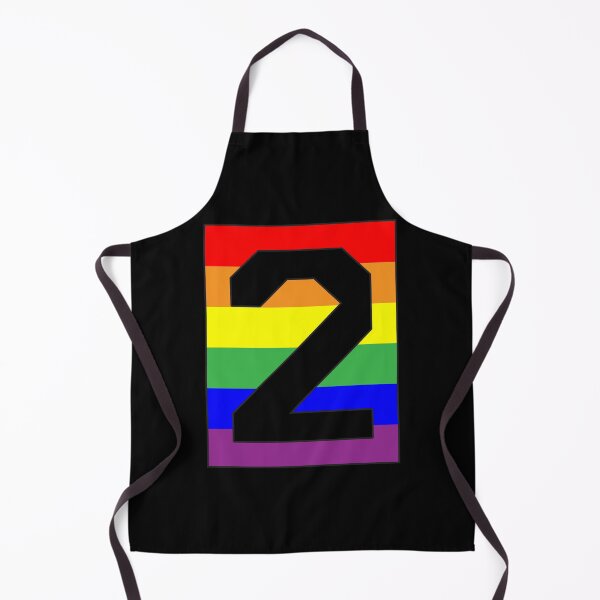 Item preview, Number "2" LGBT Gay Pride Rainbow Flag font designed and sold by 65 MCMLXV.