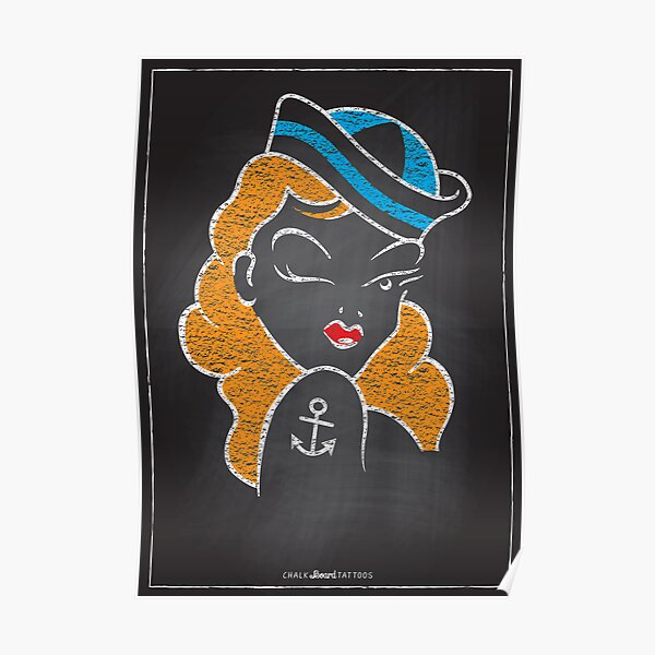 Sailor Jerry Tattoo Posters Redbubble