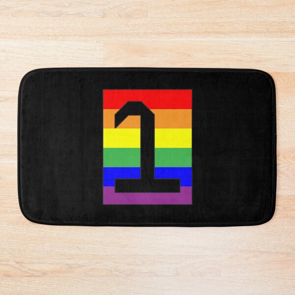 Item preview, Number "1" LGBT Gay Pride Rainbow Flag font designed and sold by 65 MCMLXV.