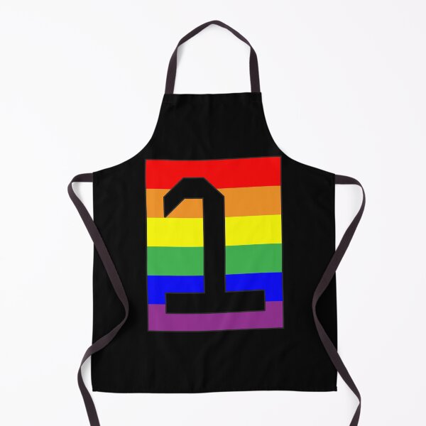 Item preview, Number "1" LGBT Gay Pride Rainbow Flag font designed and sold by 65 MCMLXV.