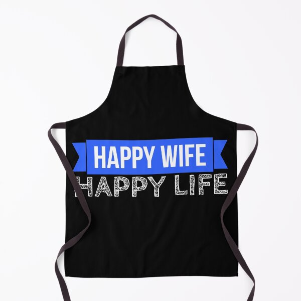 Item preview, Copy of Happy Wife Happy Life - Funny Marriage Quote designed and sold by mikels.