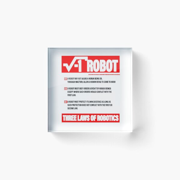 Item preview, THREE LAWS OF ROBOTICS designed and sold by OBJETDART.