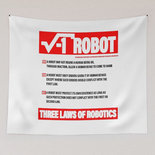 Item preview, THREE LAWS OF ROBOTICS designed and sold by OBJETDART.