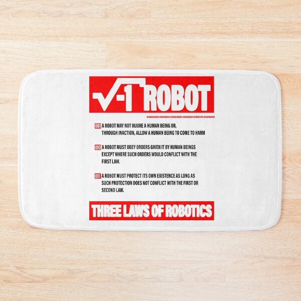 Item preview, THREE LAWS OF ROBOTICS designed and sold by OBJETDART.