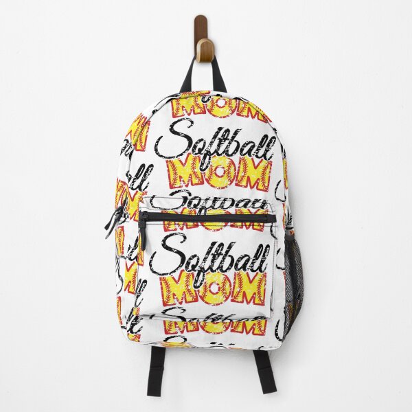 Item preview, Distressed softball mom with red stitches designed and sold by PepaAnaRB.