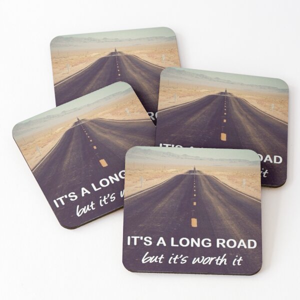Item preview, Motivational Quotes - It Is A Long Road designed and sold by Designs By Creation.