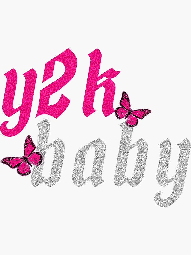"y2k baby" Sticker for Sale by servestickers Redbubble
