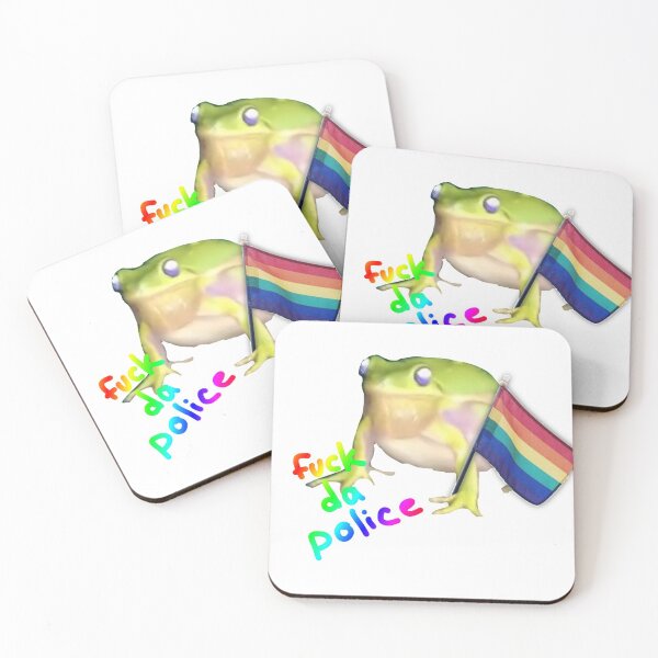 Item preview, Fvck the police gay frog designed and sold by s0ur-p1ka.