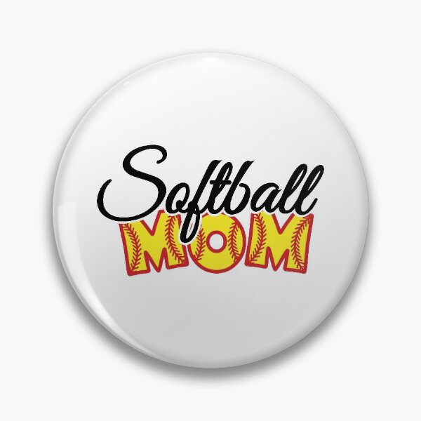 Item preview, Softball mom with red stitches designed and sold by PepaAnaRB.