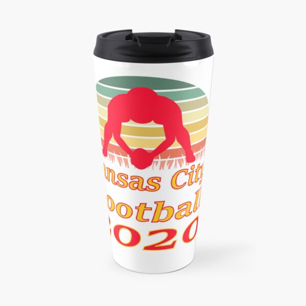 Kansas City Football 2020 Retro Sunset funny design Travel Mug