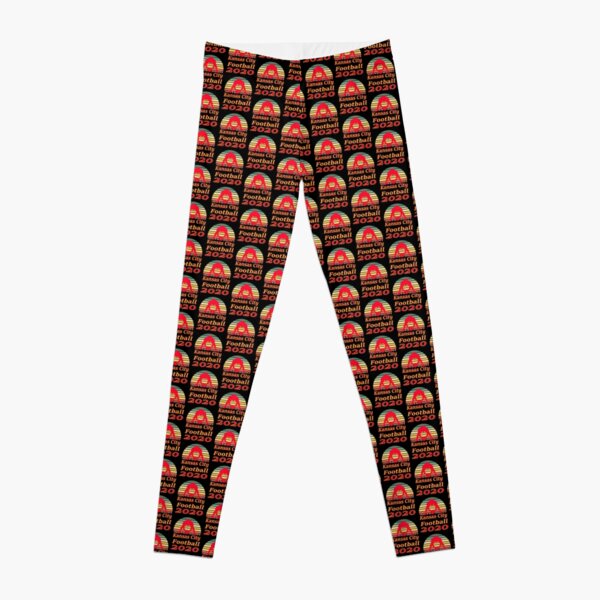 Kansas City Football 2020 Retro Sunset funny design Leggings