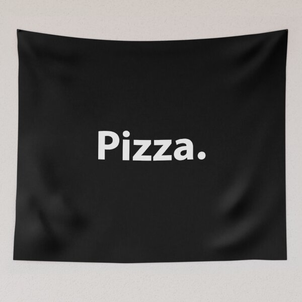 Item preview, Pizza Simple Text Food designed and sold by TravelScientist.