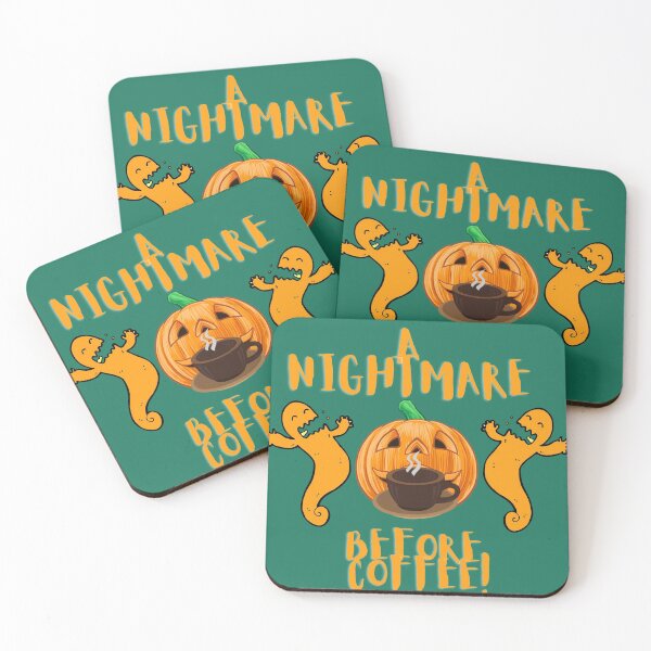 Item preview, Nightmare Before Coffee For Coffee Addicts coffe and halloween  designed and sold by clipartees.