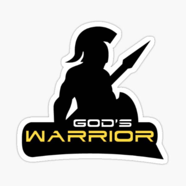 god-s-warrior-sticker-for-sale-by-kgp55-redbubble