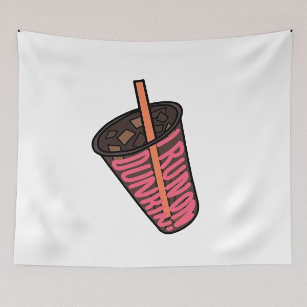 Item preview, I Run On Dunkin' Iced Coffee  designed and sold by Puffoo.