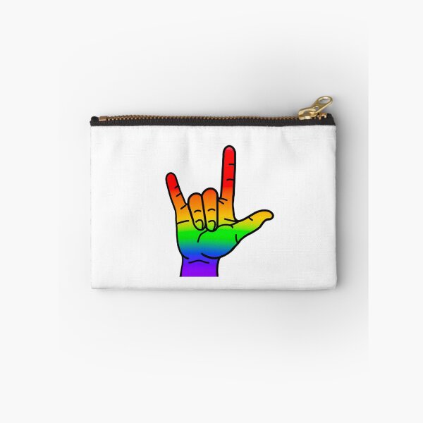 Item preview, Rainbow ASL "I Love You" designed and sold by rwilk2.