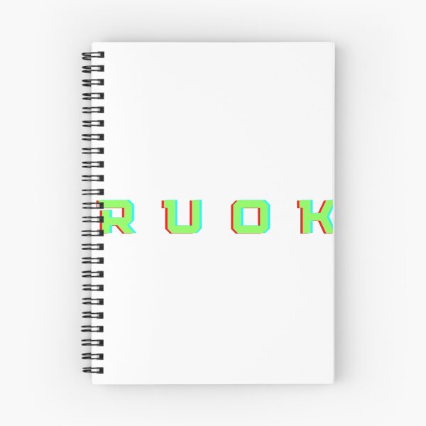 Item preview, R U Ok typography design  designed and sold by WearwhatUthink.