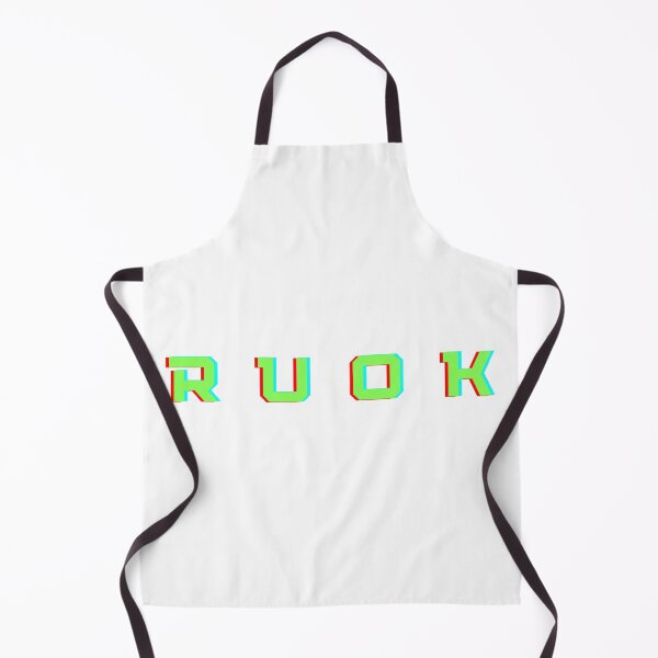 Item preview, R U Ok typography design  designed and sold by WearwhatUthink.