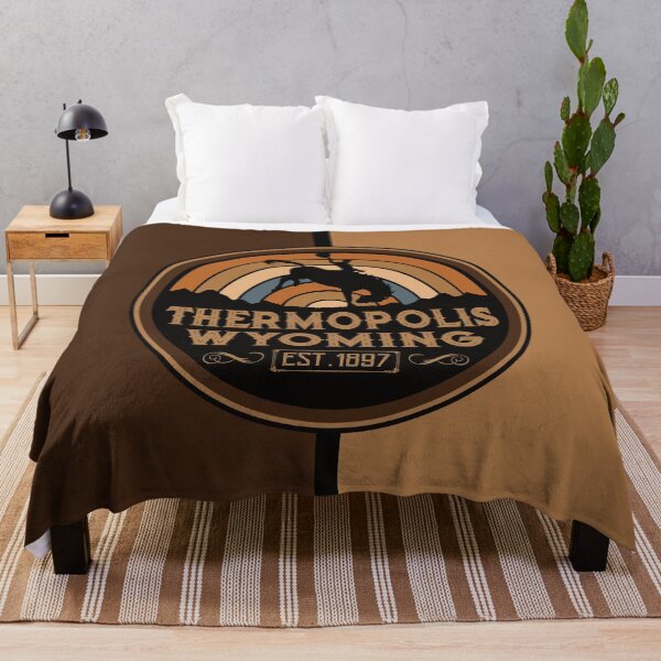 Item preview, Thermopolis, Wyoming Retro Wild West Cowboy designed and sold by NoBonesLife.
