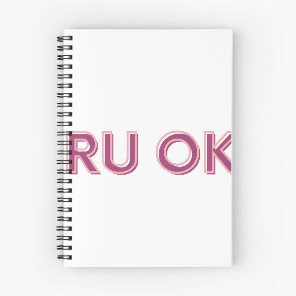 Item preview, R U Ok typography design  designed and sold by WearwhatUthink.