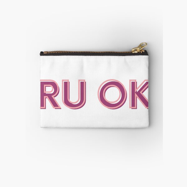 Item preview, R U Ok typography design  designed and sold by WearwhatUthink.