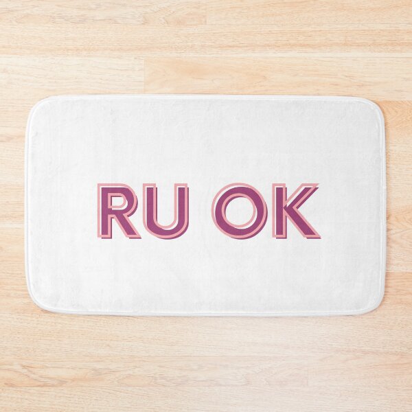 Item preview, R U Ok typography design  designed and sold by WearwhatUthink.