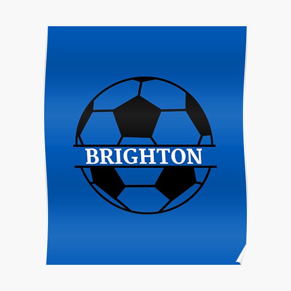 Brighton Football Retro Poster
