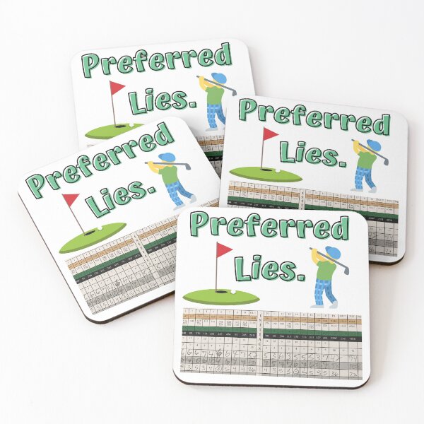 Item preview, Preferred Lies, Funny Golf designed and sold by WinningUniverse.