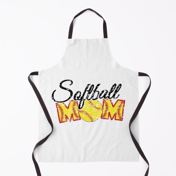 Item preview, Distressed softball mom with ball and red stitches designed and sold by PepaAnaRB.