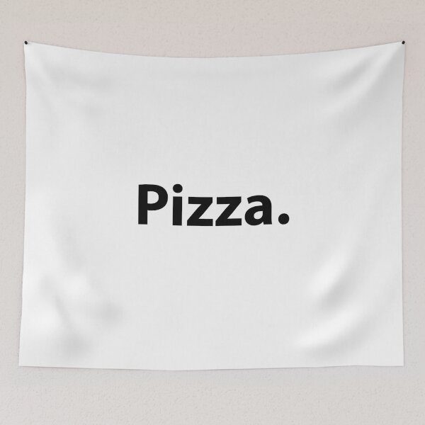 Item preview, Pizza Simple Text Food designed and sold by TravelScientist.