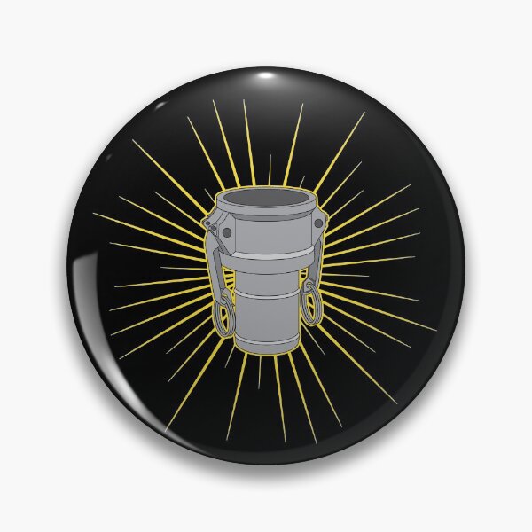 Item preview, Homebrew Hardware Camlock With Halo Sunburst designed and sold by Huhnerdieb Apparel.
