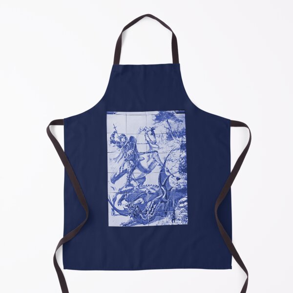 Item preview, Saint George and the Dragon Portuguese Tile Panel designed and sold by worldways.